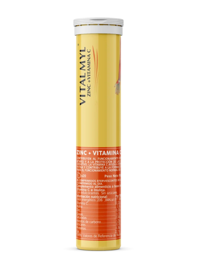 Vitalmyl Zinc + Vitamina C – complemento alimenticio Vitalmyl
